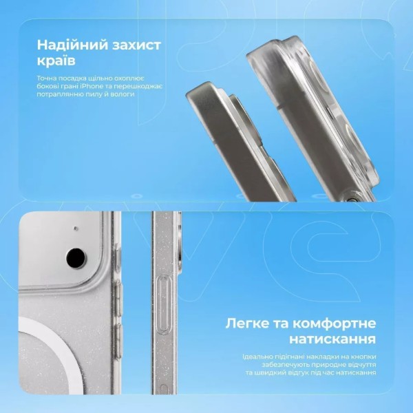 Фото - Чохол для смартфону
 Proove Crystal Case with Magnetic Ring iPhone 13 Pro Max brilliance (PCCCIP13PM59)